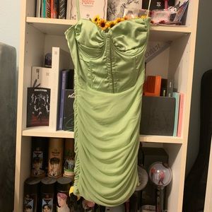 Sage Green Corset style Dress